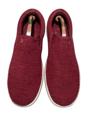 Merinos Classic Slip-On Sneakers Merino Wool Tuscan Red Women’s Size 8
